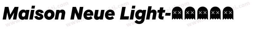 Maison Neue Light字体转换